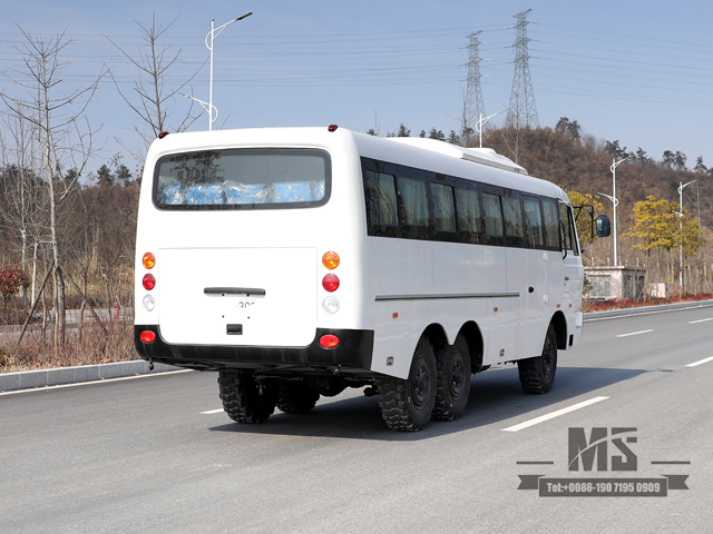 Dongfeng Six-wheel Drive Off Road Bus 190 hp 6*6 Manual Bus 6-speed with Bumper Dongfeng Bus for sale _Conversion Manufacturer Export Special Vehicle