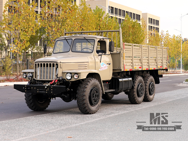 6×6 Dongfeng EQ2100 Off Road Truck_190hp ຂັບລົດຫົກລໍ້ຊີ້ຫົວແຖວດຽວ ການຂົນສົ່ງ Truck_AWD ສົ່ງອອກລົດບັນທຸກພິເສດ
