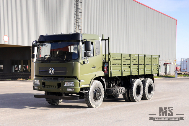 ລົດບັນທຸກນອກຖະໜົນ 6x4 Dongfeng_210 hp Flathead Row Half Cab Modification Transport truck_Dongfeng Cargo Truck Export Special Vehicle