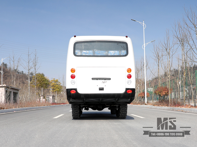 Dongfeng Six-wheel Drive Off Road Bus 190 hp 6*6 Manual Bus 6-speed with Bumper Dongfeng Bus for sale _Conversion Manufacturer Export Special Vehicle