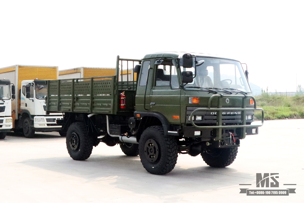 4*4 Dongfeng 2070 Off Road Truck_ 190hp 1 and a half 153 Cab Transport Truck for Sale_Dongfeng Four wheel Drive Export Special Vehicle