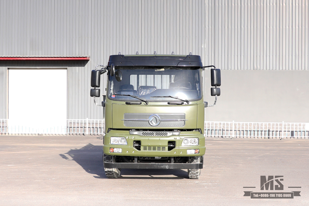 ລົດບັນທຸກນອກຖະໜົນ 6x4 Dongfeng_210 hp Flathead Row Half Cab Modification Transport truck_Dongfeng Cargo Truck Export Special Vehicle