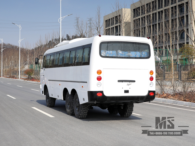 Dongfeng Six-wheel Drive Off Road Bus 190 hp 6*6 Manual Bus 6-speed with Bumper Dongfeng Bus for sale _Conversion Manufacturer Export Special Vehicle