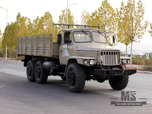 ຂັບລົດຫົກລໍ້ Dongfeng EQ2100 Off Road Truck_6×6 190hp ຫົວຊີ້ ການຂົນສົ່ງແຖວດຽວ Truck_All-wheel-Drive ສົ່ງອອກລົດບັນທຸກພິເສດ