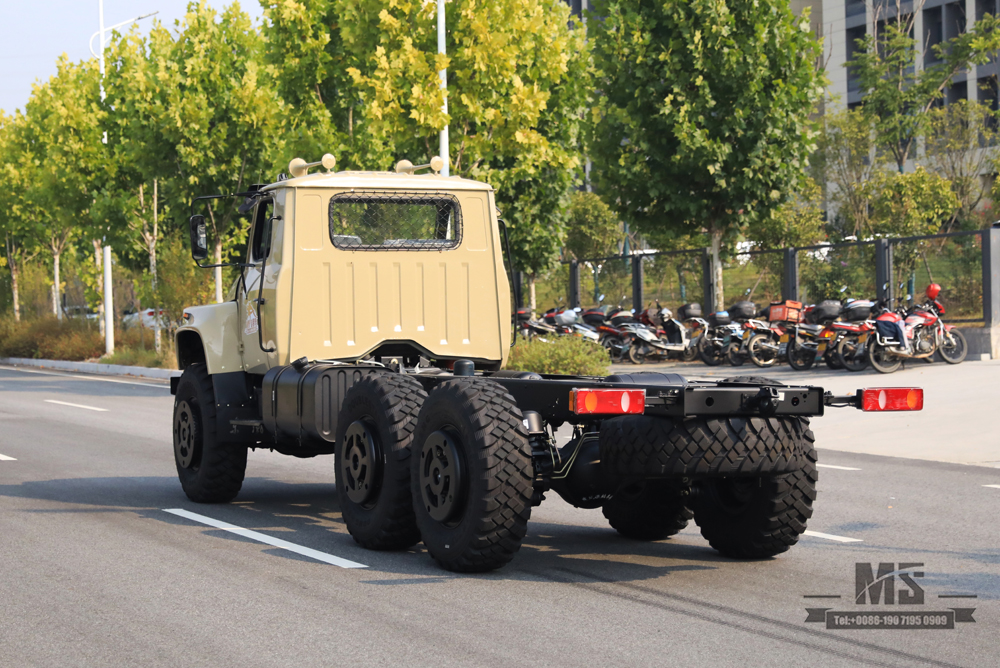 Dongfeng 6×6 EQ2100 Chassis_6*6 190hp ລົດບັນທຸກຫົວຊີ້ 6 wheel Drive Chassis for Sale_Export Special Vehicle Chassis