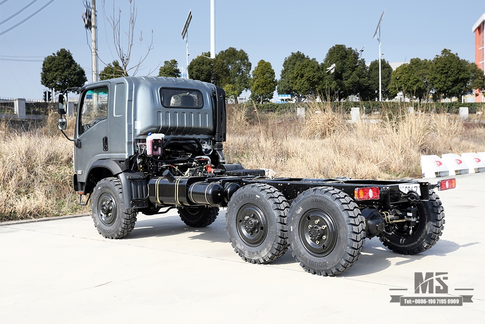 Dongfeng EQ2082 Chassis 6*6 Truck Flathead Chassis Modification_ 6WD Chassis 'Bobcat' Six Wheel Drive Chassis Configuration_Export Special Vehicle Chassis Manufacturer