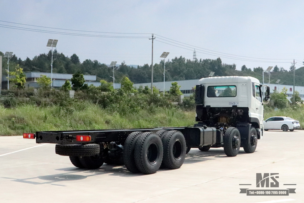 Dongfeng 8*4 Special Truck Chassis_30-ton Four-axle Dongfeng Heavy-duty Commercial Vehicle Chassis_Export Special Purpose Chassis customization and modification