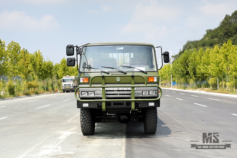 Dongfeng EQ2102G/246 Off-road Truck_6×6 190 HP 6WD Flathead 153 Chassis Converted Cargo Truck Troop Carrier_Six wheel drive Classic Truck Export Special Purpose Vehicle 