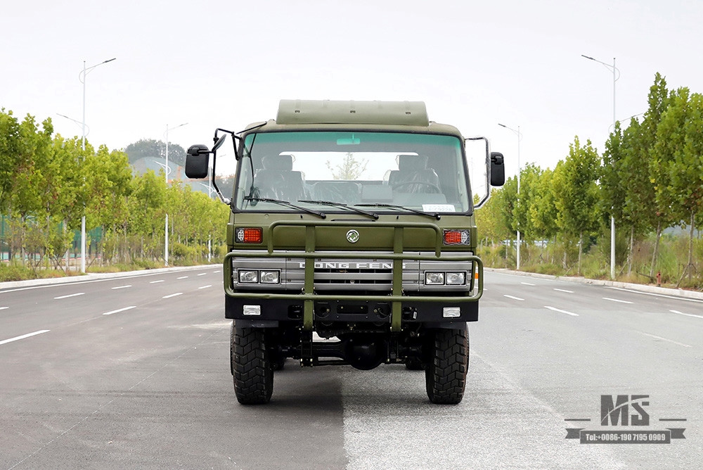 190hp Dongfeng EQ2102 Six Wheel Drive Chassis_6×6 EQ246 153 Double Row Cab Army Green Truck Chassis_Dongfeng Truck Chassis Export Special Purpose Vehicle Chassis