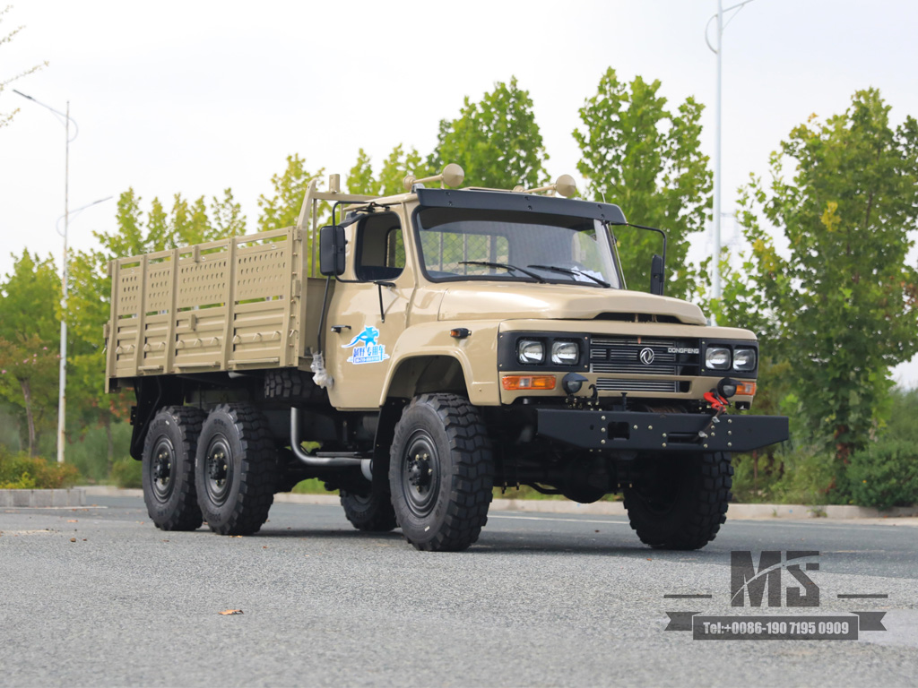 ລົດບັນທຸກຂະຫນາດ 6x6 dongfeng Eq2082 ລົດບັນທຸກ SLEADROW SLEADROW CAW 6WD AFT-ROCCROGO 