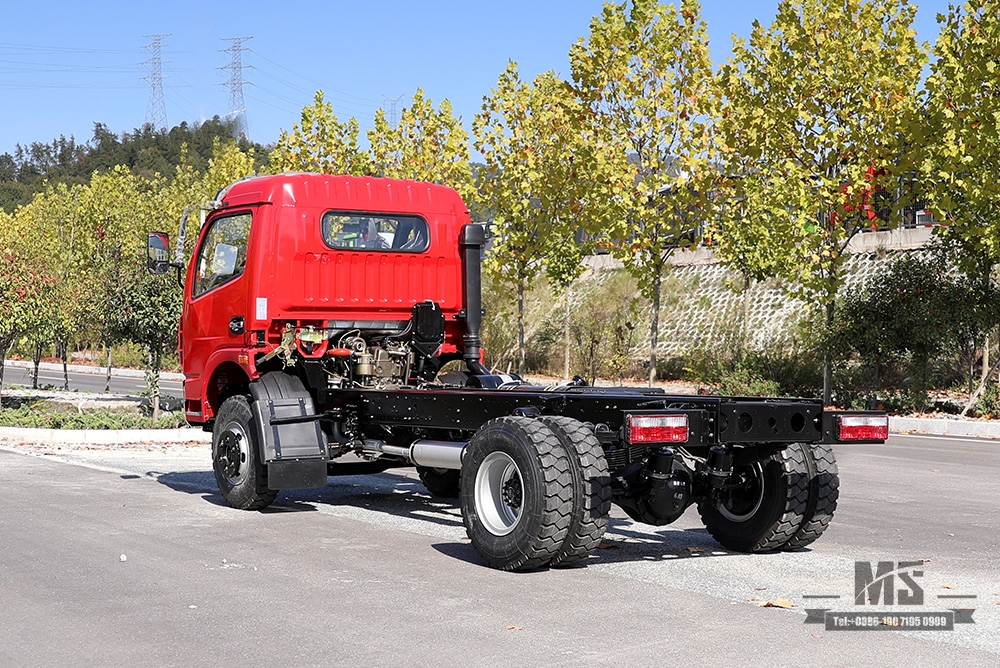 4×2 160HP ລົດບັນທຸກຂະຫນາດນ້ອຍ Chassis_Left/Right Hand Micro Truck Chassis Conversion Manufacturer_Dongfeng ສົ່ງອອກ Chassis ລົດບັນທຸກເບົາພິເສດ