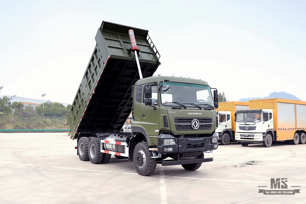 375hp Dongfeng 6*4 Dump Truck_Dongfeng 6x4 Flathead Row Half Tipper Truck For Sale_Export ລົດພິເສດ