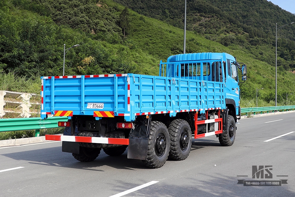 340hp Dongfeng 6*6 Truck_Dongfeng Six Wheel Drive Truck Head Flat Cargo With Brake Water Cooling Tank Truck_Export ຍານພາຫະນະພິເສດ