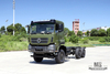 340hp Dongfeng 6×6 Chassis_Six wheel Drive Head Flat 1 and a half Row Chassis Cargo Truck Chassis_6*6 Export Special Vehicle
