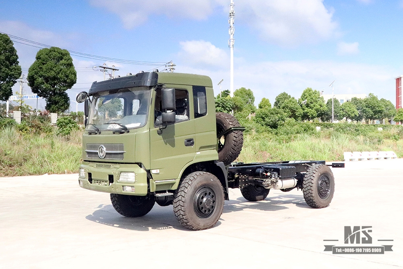 4*4 Dongfeng Cargo Truck Chassis_Four Wheel Drive New Cab Off-road Truck Chassis_4WDLong-distance Truck Export Special Purpose Vehicle Chassis