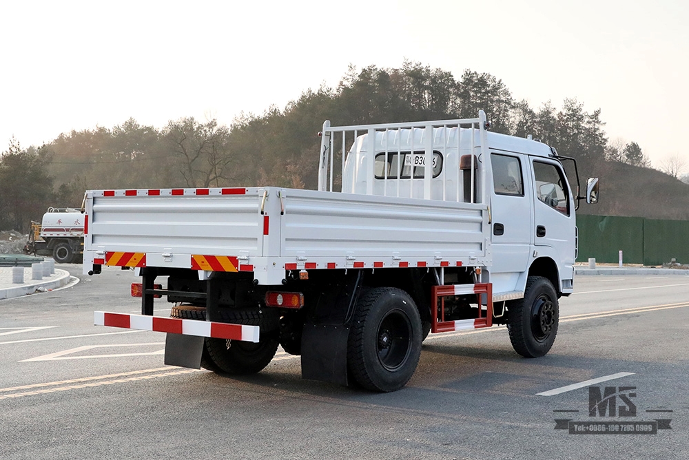 Dongfeng Four Wheel Drive Light Cargo Truck_4*4 Double Row Small Transport Truck_Dongfeng 4WD Export Special Truck