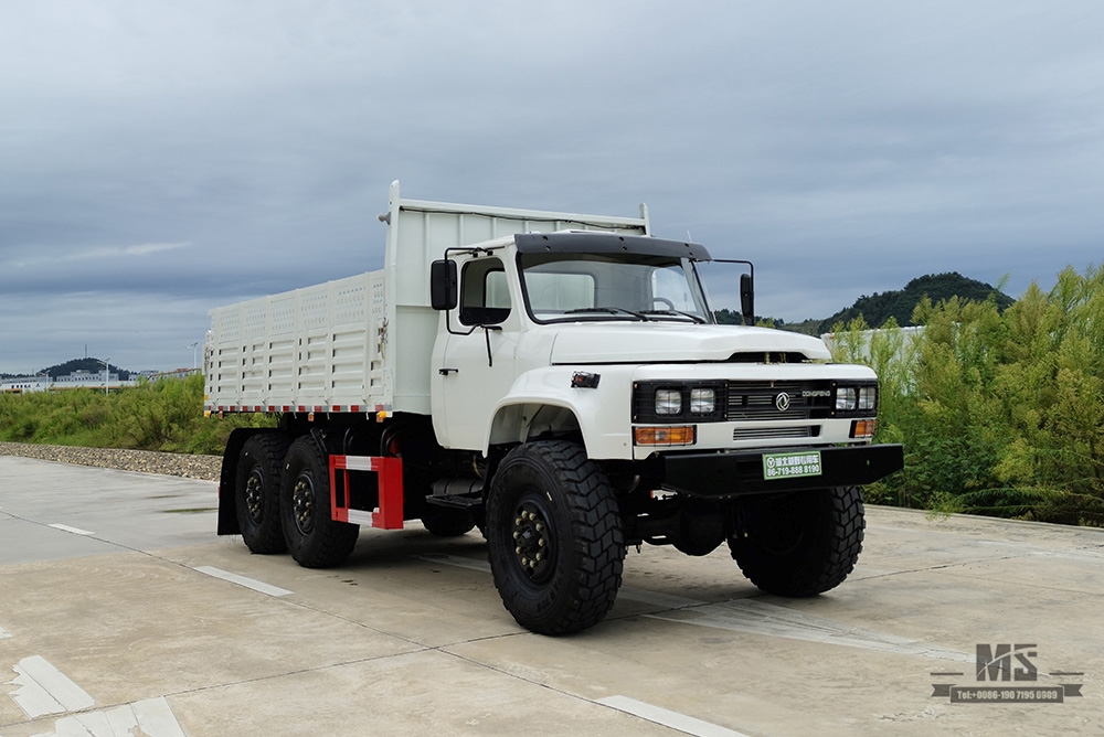 190hp Dongfeng ຂັບລົດຫົກລໍ້ EQ2100 Dump Truck_6×6 Pointed Head Row Single Constructiion Site Mining Tipper Truck_AWD Export Special Truck