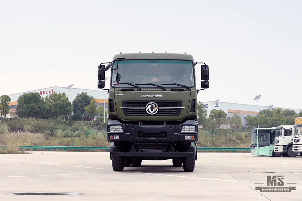  375hp Dongfeng 6*4 Off Road Truck_Dongfeng 6x4 Off-road Flathead Row Half Truck_Export ຍານພາຫະນະພິເສດ