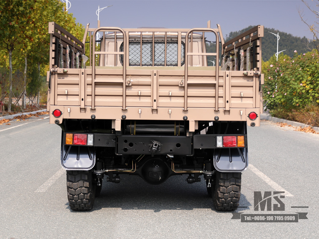 Classic EQ2082 Champagne Color Vehicle 6x6 Dongfeng pointed single rows mining Trucks Special Purpose Vehicle