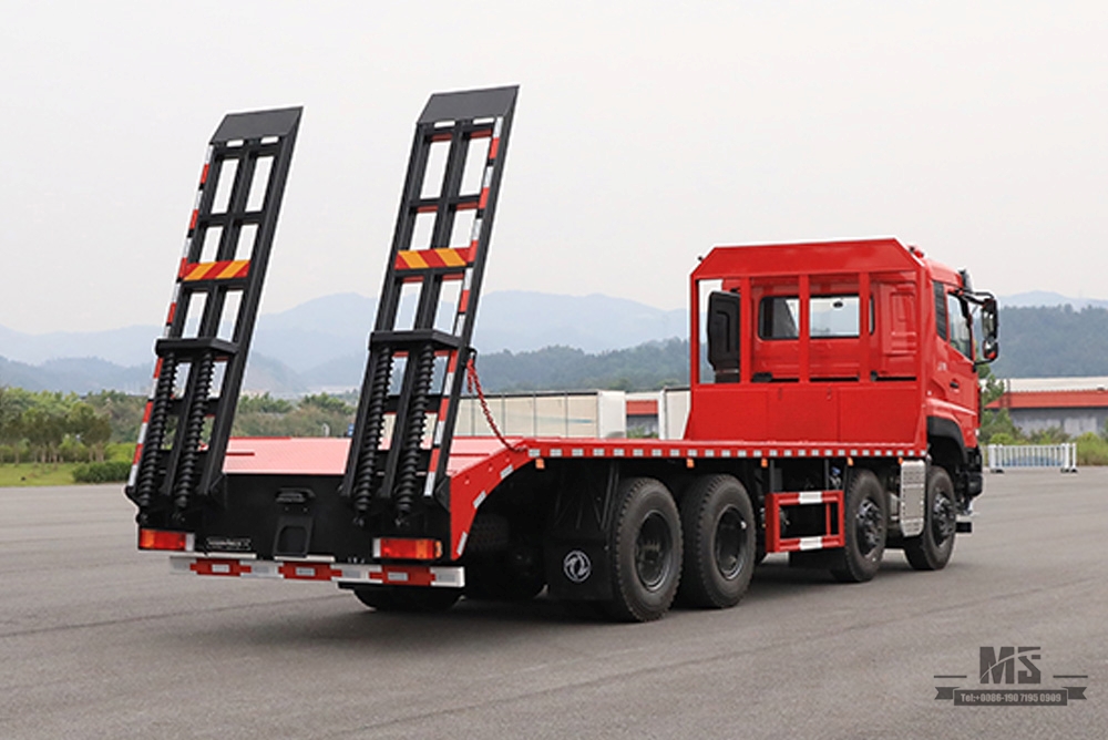 ລົດກະບະດັບເພີງ Dongfeng 4*2 _ 210 HP/300hp Flathead Rescue Trailer Truck_Export Special Vehicle