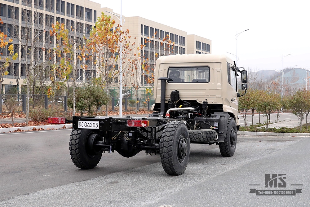 Dongfeng ຂັບລົດສີ່ລໍ້ Camel Grey Cargo Truck Chassis_4*4 Off-road Truck Chassis_Long-distance Truck Export Special Purpose Chassis