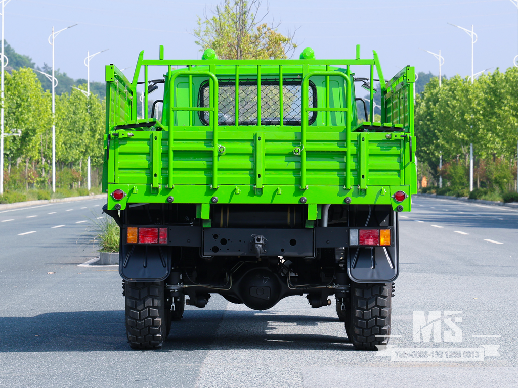 6X6 Dongfeng Turquoise EQ2082 SingleRow Cab Trucks 6WD ລົດບັນທຸກ Off-road