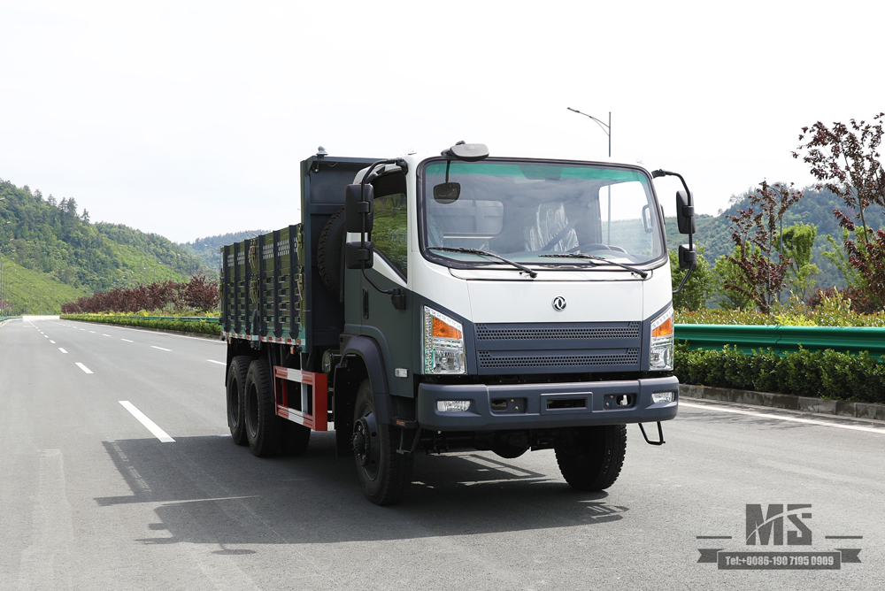 5T 6WD Light Dump Truck_6*6 260hp ກາຊວນ Off-road Tipper Truck_Six Wheel Drive Dongfeng Bobcat Dump Truck for Sale_Export ພາຫະນະຈຸດປະສົງພິເສດ