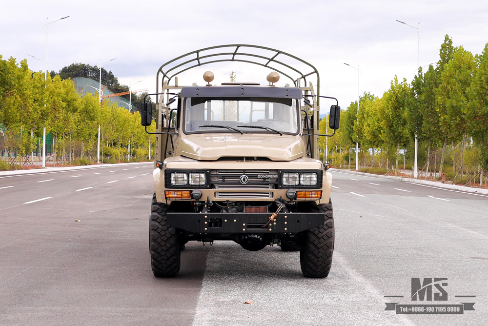 4*4 Dongfeng Cargo Truck_190 hp Long-head 2.5T Off-road Truck with Winch_Four Wheel Drive ລົດບັນທຸກທາງໄກ ສົ່ງອອກ ພາຫະນະຈຸດປະສົງພິເສດ