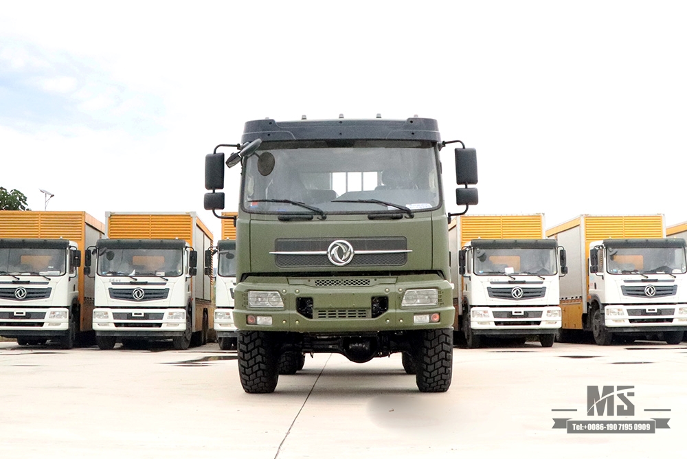 6×6 Dongfeng EQ2102 Off Road Truck_Six Wheel Drive Flat Head Cargo Truck 6WD 246 Troop Carrier Off Road Transportation Truck_Export Special Vehicle