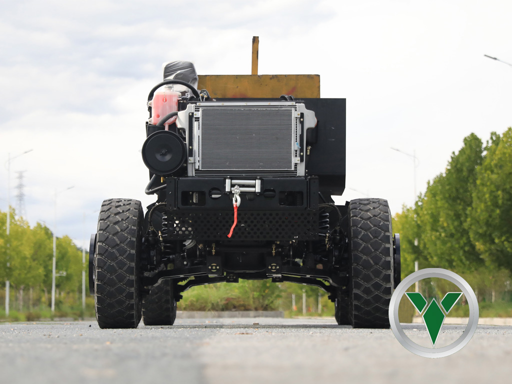 8-ton 4x4 Chassis ທີ່ມີການຕັ້ງຊື່ທີ່ເປັນເອກະລາດ | ຄວາມສາມາດໃນເສັ້ນທາງທີ່ບໍ່ມີປະໂຫຍດແລະການຂັບເຄື່ອນຄວາມສະດວກສະບາຍ