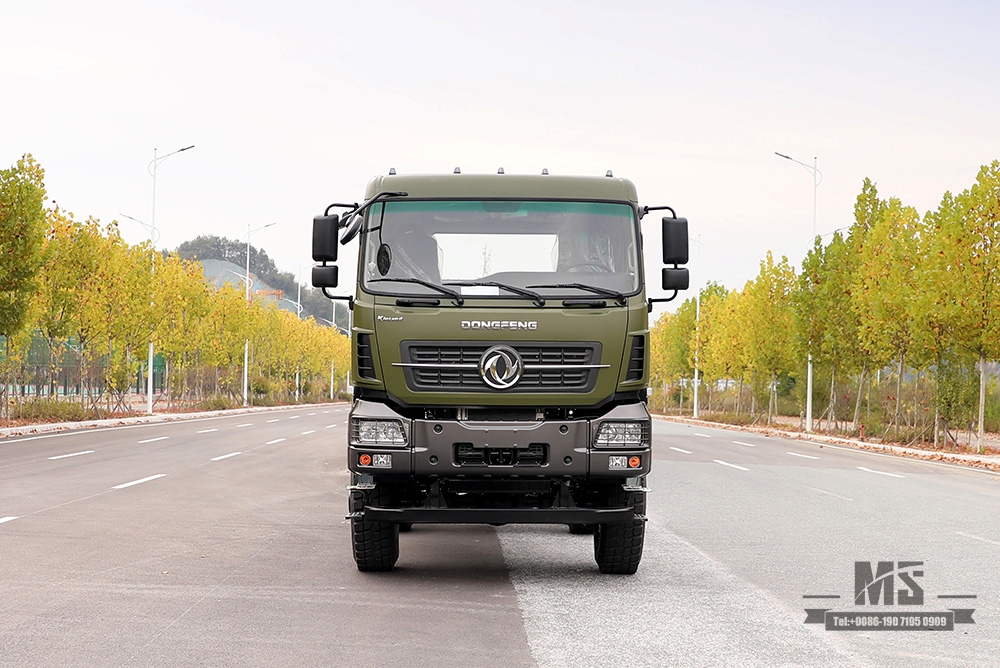 450HP Dongfeng Six Wheel Drive Truck Chassis Conversion_6×6 Heavy Duty Truck Three Axle Commercial Vehicle Chassis_6WD Rear Double 15T Customized Chassis Export Special Chassis