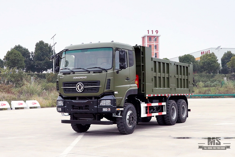  375hp Dongfeng 6*4 Off Road Truck_Dongfeng 6x4 Off-road Flathead Row Half Truck_Export ຍານພາຫະນະພິເສດ