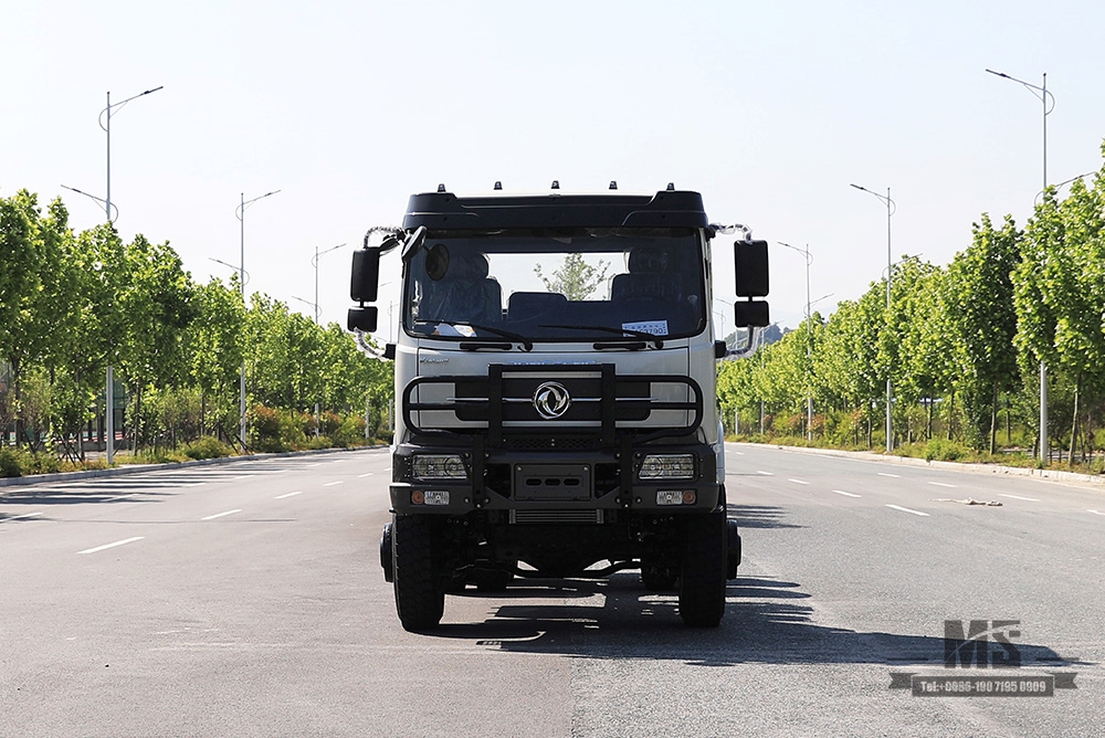 266 HP Dongfeng ຂັບຫົກລໍ້ Off-road Chassis_6×6 Flathead Row Half Special Chassis_All-wheel Drive three-axle 7T/13T/13T Transportation Truck Chassis_Export Special Vehicle