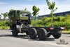340 hp Dongfeng 6×6 Off Road Chassis_Six wheel Drive Dongfeng Flat Head 1 and a half Row Chassis Cargo Truck Chassis AWD 6*6 Export Special Vehicle