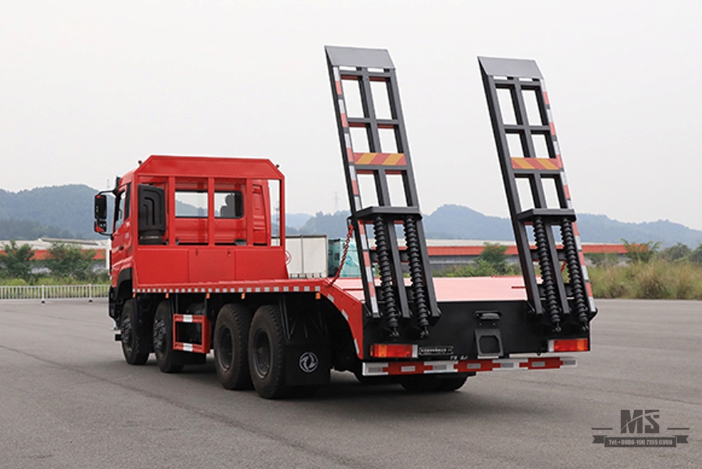 ລົດກະບະດັບເພີງ Dongfeng 4*2 _ 210 HP/300hp Flathead Rescue Trailer Truck_Export Special Vehicle