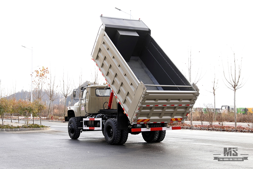 Dongfeng ຂັບສີ່ລໍ້ Dump Truck_240hp Long Head Cab Off-road Tipper Truck_4*4 Customized Export ຍານພາຫະນະຈຸດປະສົງພິເສດ