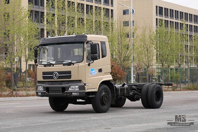 210 HP Dongfeng 4*2 Greening Sprinkler Chassis Truck _ Water Sprinkler Truck Chassis_Dongfeng Water Tanker Chassis For Sale_Export Special Truck Chassis