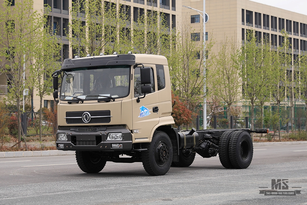 210 HP Dongfeng 4*2 Greening Sprinkler Chassis Truck _ Water Sprinkler Truck Chassis_Dongfeng Water Tanker Chassis For Sale_Export Special Truck Chassis