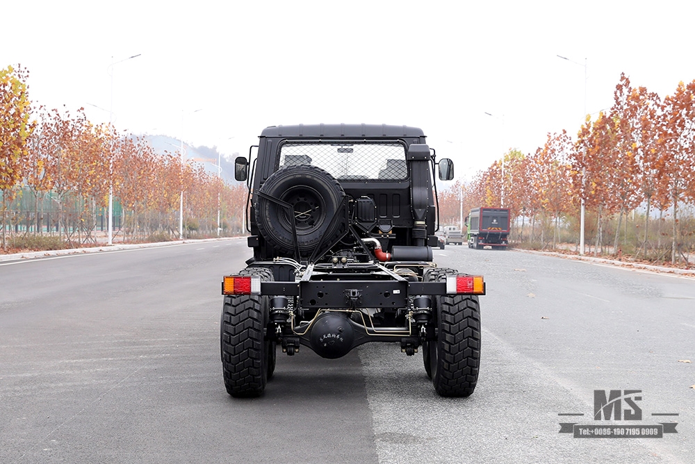 190 HP Dongfeng EQ2102 Off-road Truck Three-axle Chassis_Black Six wheel Drive Black Cargo Truck Chassis_All-wheel drive EQ2102G Export Special Purpose Vehicle Chassis