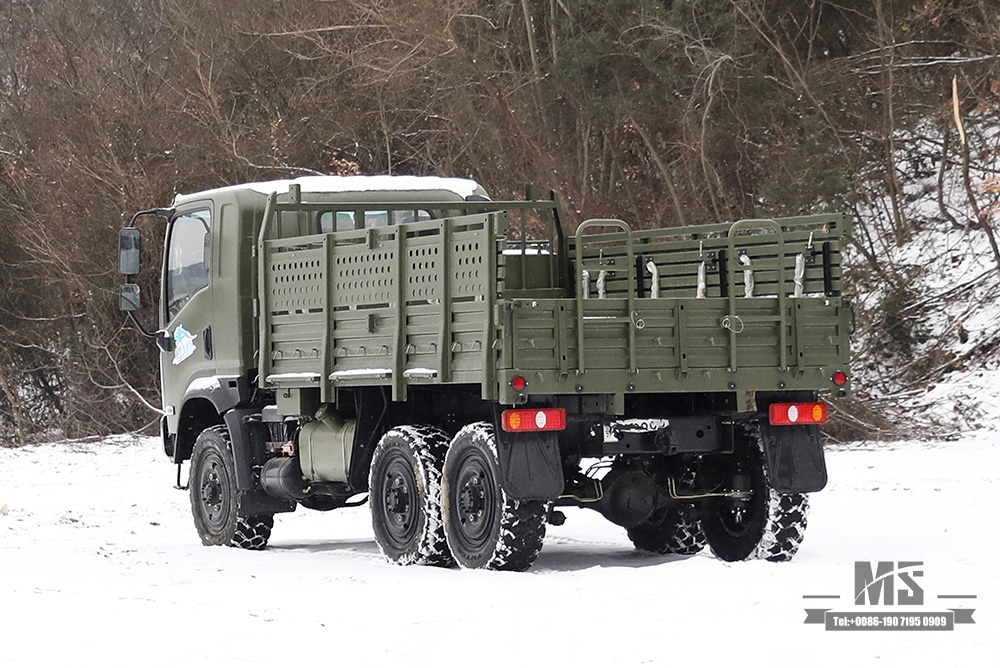 Dongfeng Six wheel Drive EQ2082 Truck_All-Wheel Drive EQ2082 Cargo Truck_6x6 Dongfeng EQ240 Flathead Off-road Truck for Sale_6WD Export Special Vehicle Manufacturer Factory