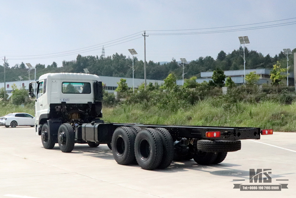 Dongfeng 8*4 Special Truck Chassis_30-ton Four-axle Dongfeng Heavy-duty Commercial Vehicle Chassis_Export Special Purpose Chassis customization and modification