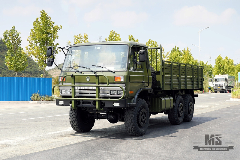 Dongfeng EQ2102G/246 Off-road Truck_6×6 190 HP 6WD Flathead 153 Chassis Converted Cargo Truck Troop Carrier_Six wheel drive Classic Truck Export Special Purpose Vehicle 