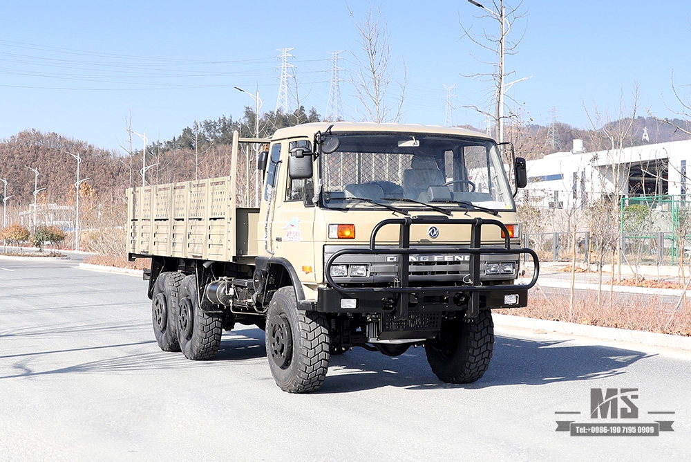 EQ2102 Dongfeng Six Wheel Drive Off Road Truck_ 6×6 Camel Grey One and a half 153 Cab Transportation Truck_Dongfeng Classic AWD Truck Export Special Purpose Vehicle