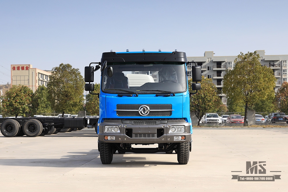 Dongfeng 4*2 Chassis ລົດບັນທຸກ _ 210 HP ແຖວລົດກະບະແຖວຫນຶ່ງແລະເຄິ່ງແຖວລົດກະບະ Commercial Vehicle_Dongfeng 4*2 Truck Chassis For Sale_Export Special Truck Chassis