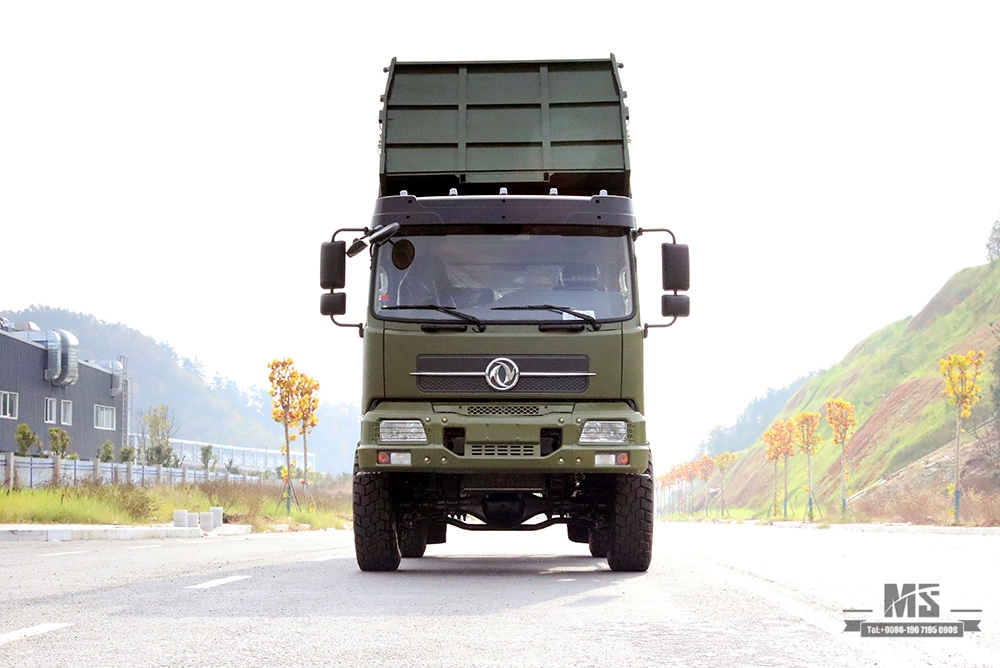 Dongfeng 4*4 Off Road Dump Truck_Dongfeng 210hp 4×4 Off-road Flathead Row Half Truck_Export ລົດພິເສດ