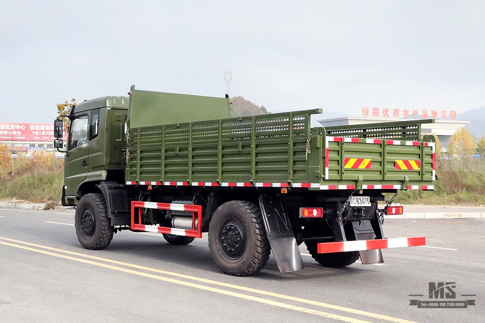 210 hp Dongfeng 4*4 Off Road Dump Truck_4×4 Off-road Flathead Row Half Truck_Dongfeng Four Wheel Drive Export Special Vehicle