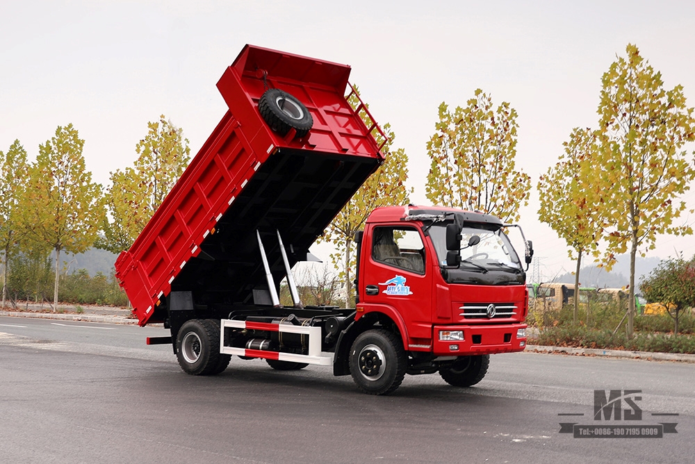 ລົດບັນທຸກເບົາ 4×2_Dongfeng 160HP ລົດກະບະນ້ອຍ_ຊ້າຍ/ຂວາ ມື 5T Single Row Micro Mining Truck For Sale_Export ລົດບັນທຸກພິເສດ