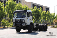 266 HP Dongfeng ຂັບຫົກລໍ້ Off-road Chassis_6×6 Flathead Row Half Special Chassis_All-wheel Drive three-axle 7T/13T/13T Transportation Truck Chassis_Export Special Vehicle