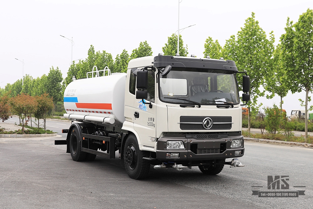 210 HP Dongfeng 4*2 ລົດບັນທຸກສີຂຽວ _Dongfeng Flat Head Sprinkler Truck Commercial Vehicle_Dongfeng Water Tanker Truck For Sale_Export ລົດບັນທຸກພິເສດ