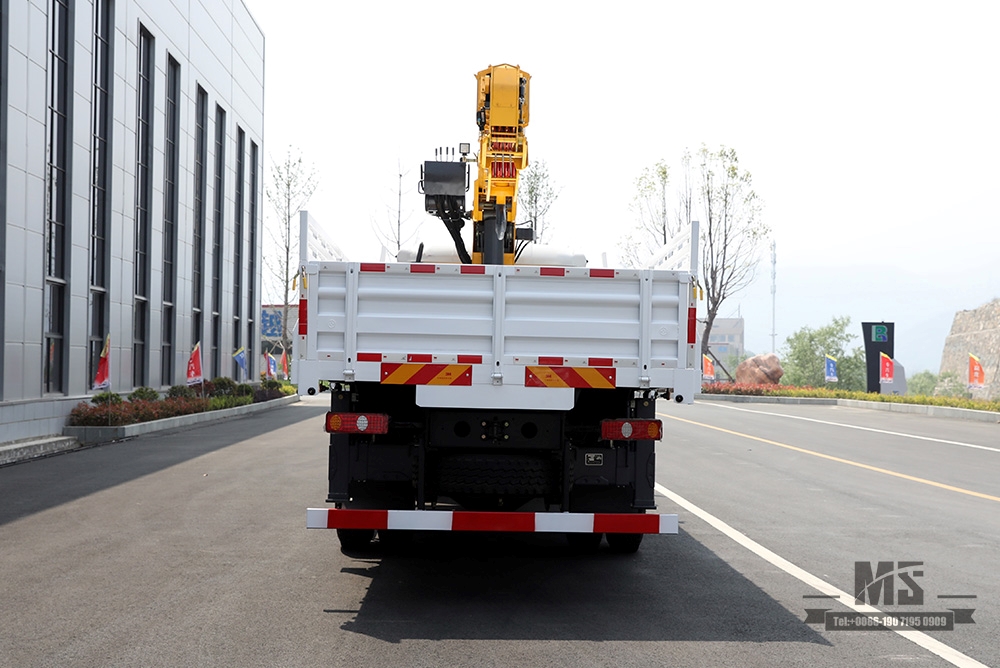 10 Tons Four-section Arm Truck-mounted Crane_SQ10SK3Q Straight Arm Crane Truck-mounted Lifting Transport Truck_ລົດບັນທຸກ mounted Crane Modification Manufacturer Dongfeng Vehicle